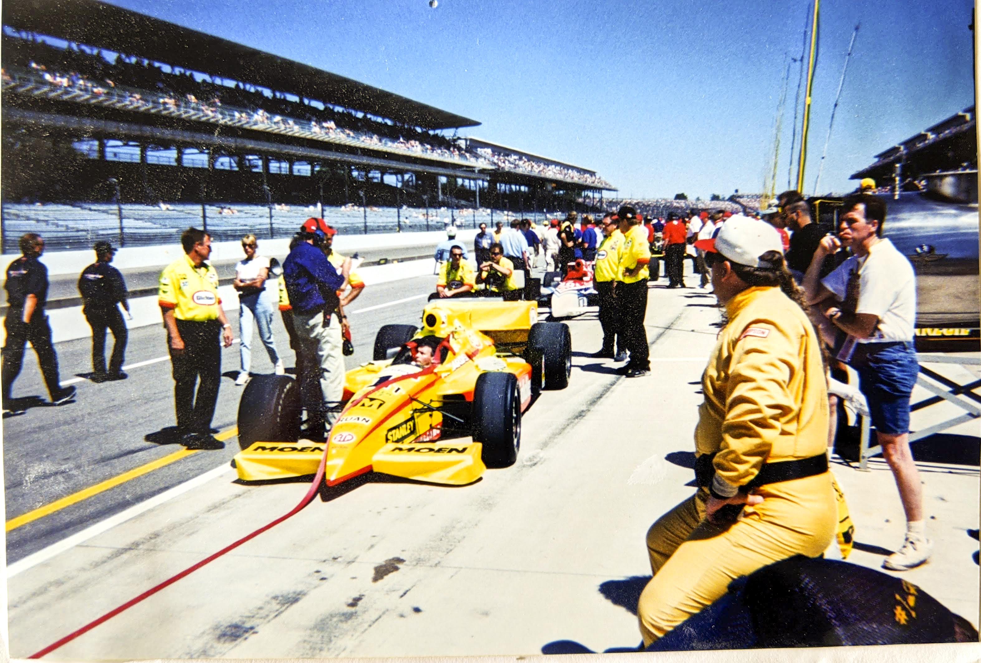 1 Tony Stewart pit lane ~ Indianapolis.jpg